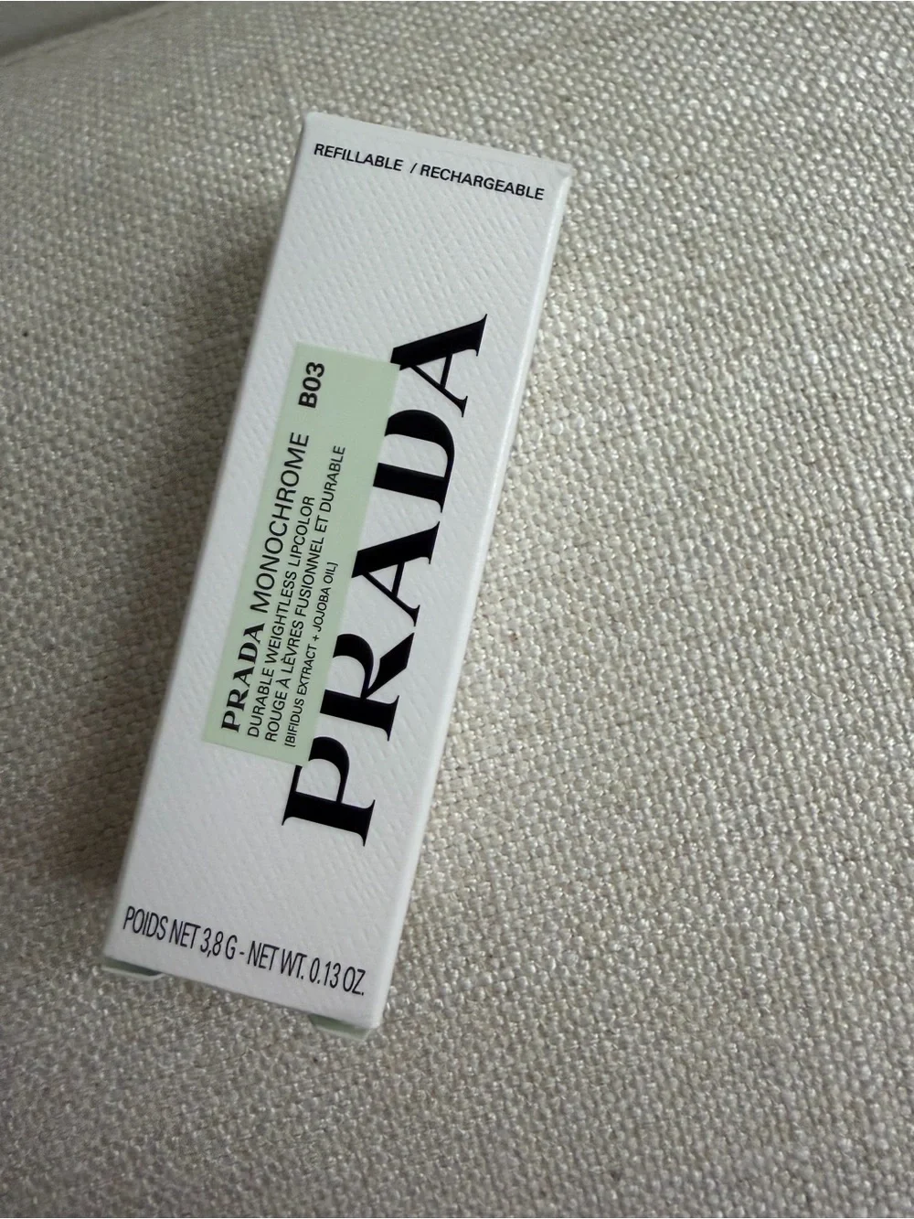 PRADA Monochrome Lipstick in B03 Mahogany